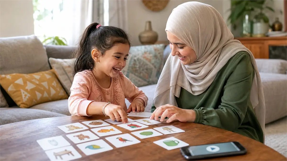 تعليم الإنجليزية للأطفال في البيت بالجزائر: خطة ممتعة من 15 دقيقة